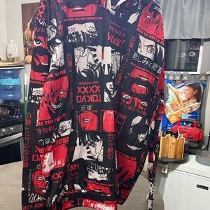 Graphic Red and Black Men’s Sweater